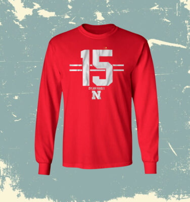 NEBRASKA FOOTBALL DYLAN RAIOLA NAME NUMBER Shirt