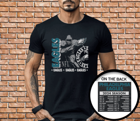 Philadelphia Eagles Schedule 2024 Shirt