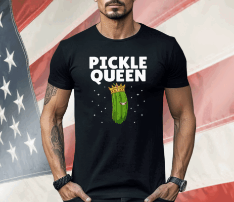 Pickle Queen Funny Cucumber Pickle Girl Shirt