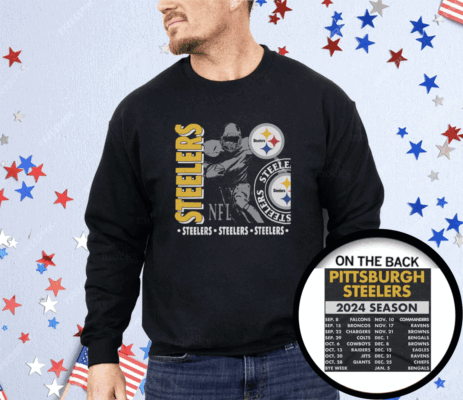Pittsburgh Steelers Schedule 2024 Shirt