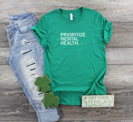 Prioritize mental health Tee shirt