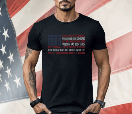 Protect Our Freedom Ladies Boyfriend Shirt