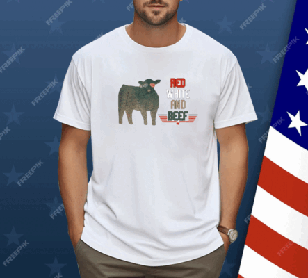 Red White And Beef Cattle Shirt