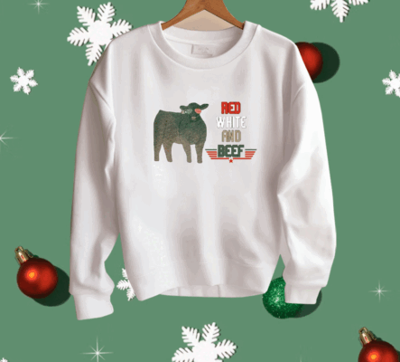 Red White And Beef Cattle Shirt