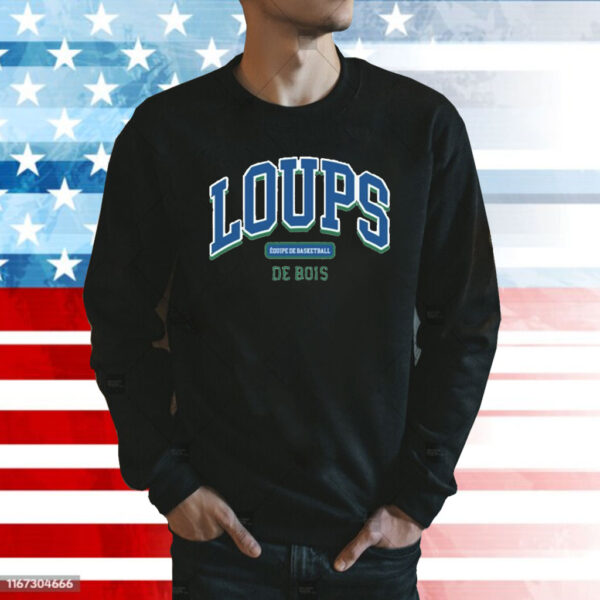 Rudy Gobert Loups Equipe De Basketball De Bois Sweatshirt