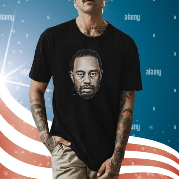 Tiger Woods Mugshot Shirt