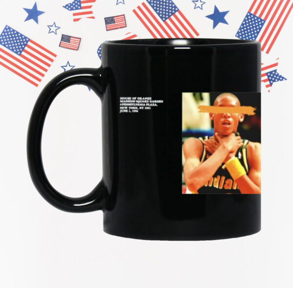 Tyrese Halliburton Reggie Miller Choke Hoodie Mug