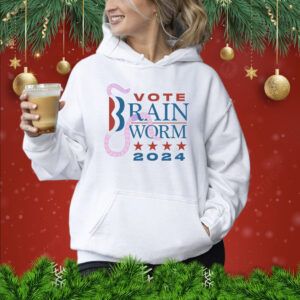 Vote Brain Worm 2024 Hoodie