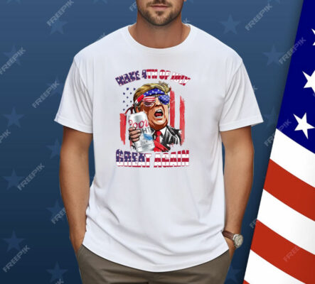 Trump Coors Light Make 4th of July Great Again Shirt