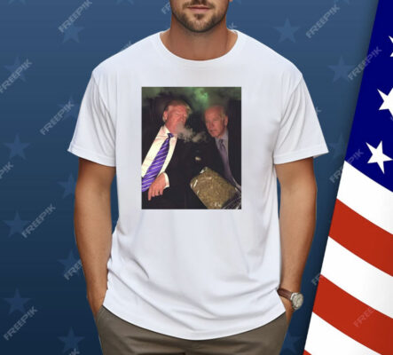 Trump and Biden Smoking Weed Shirt
