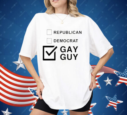 Katherine Krueger Republican Democrat Gay Guy Shirt