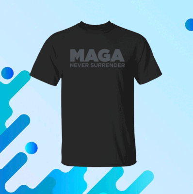 AGA Never Surrender Black Shirt