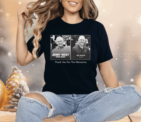 Bill Walton And Jerry West Thank You For The Memories Shirt