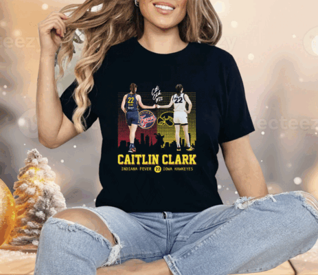 Caitlin Clark Indiana Fever 22 Iowa Hawkeyes Ladies Boyfriend Shirt