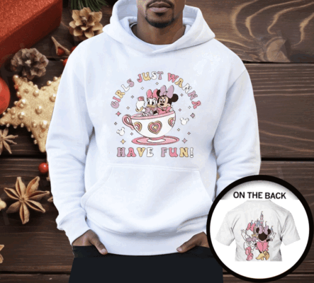 Disney Minnie Daisy Summer Girls Just Wanna Have Fun Shirt