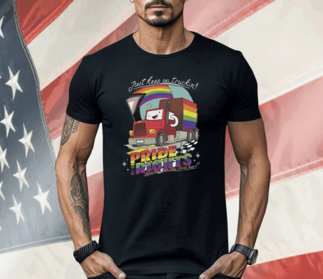 Drawfee Pride 2024 Just Keep On Truckin’ Pride Rights Shirt