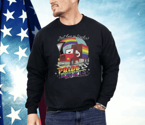 Drawfee Pride 2024 Just Keep On Truckin’ Pride Rights Shirt