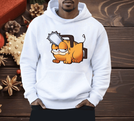 Garfield Pochita Chainsaw Shirt