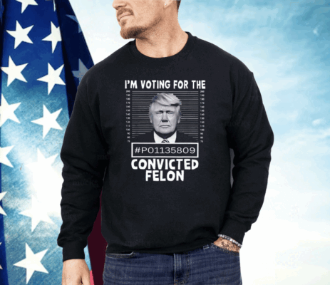 I’m Voting For The Convicted Felon Trump Mugshot Shirt