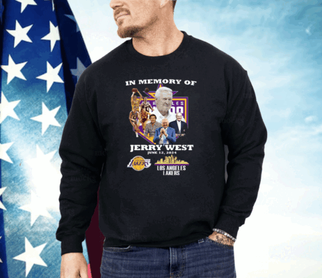 In Memory Of Jerry West Los Angeles Lakers 2024 Shirt 