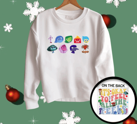 It’s Okay To Feel All The Feels Mental Health Awareness Shirt