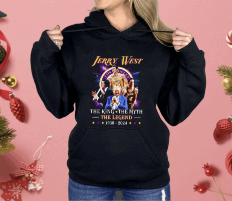 Jerry West Lakers The King The Myth The Legend 1938-2024 Shirt