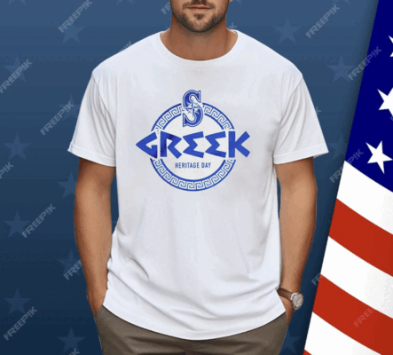 Mariners Greek Heritage Day Shirt Giveaway 2024 Shirt