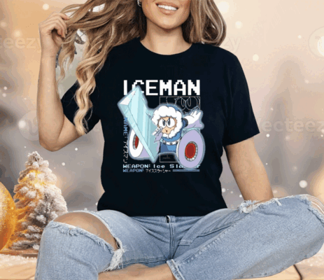 Mega Man Capcom Iceman Large Shirt