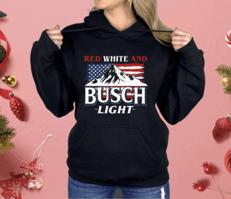 Red White And Busch Light 4th Of July Shirt