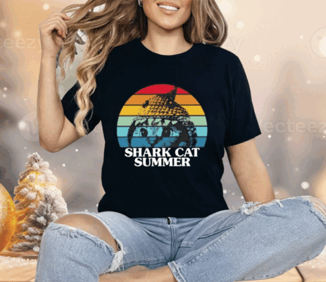 Shark Cat Summer Pride Shirt