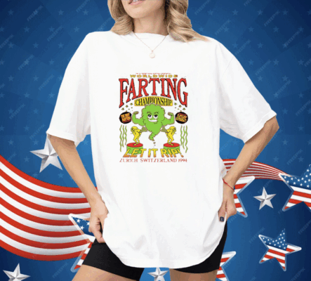 The International Farting Federation Worldwide Farting Championship Shirt