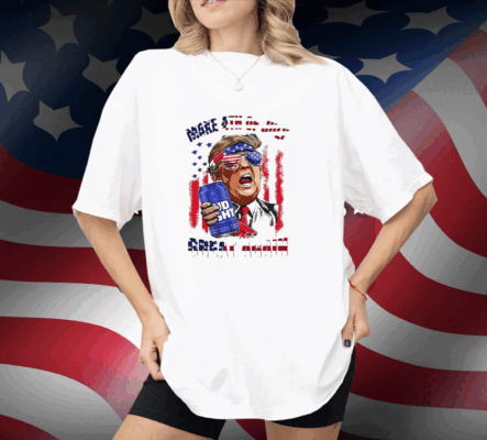 Trump Budlight Make 4th of July Great Again Shirt