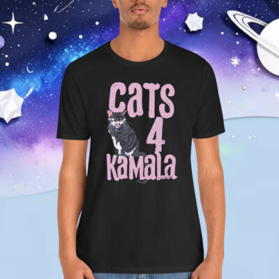 Childless Cat Lady 4 Kamala Feminist T-Shirt