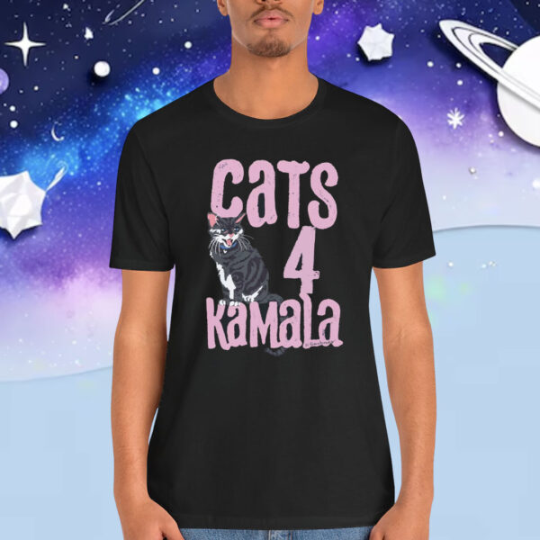 Childless Cat Lady 4 Kamala Feminist T-Shirt