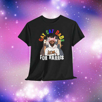 Childless Gay Cat Dad for Kamala Harris Shirt