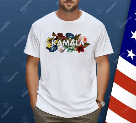 Kamala Harris Vintage Floral Feminine First Female President Shirt