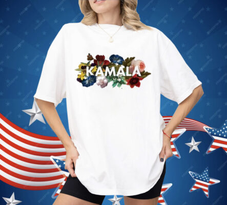 Kamala Harris Vintage Floral Feminine First Female President Shirt