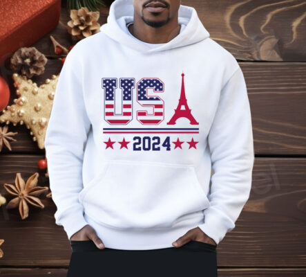 Team Usa Eiffel Tower 2024 Summer Game Shirt