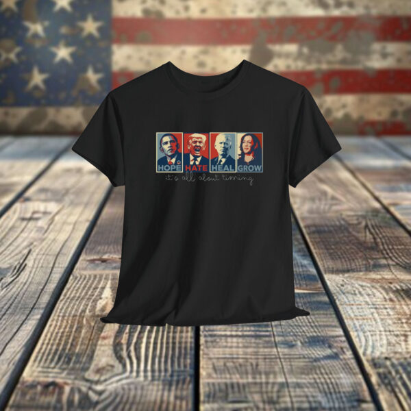 Yes We Kam Tee Hope Hate Heal Grow, Kamala Harris Support Shirt