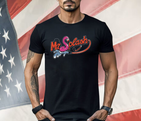 Baltimore Baseball Mr Splash Text Shirt