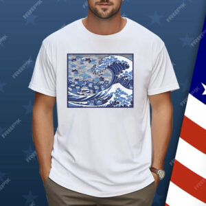 Blue Wave Cat For Kamala Shirt