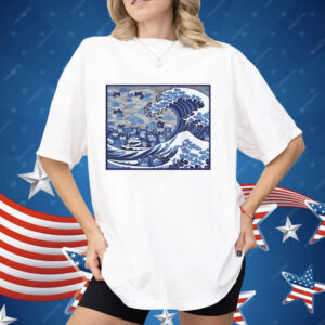 Blue Wave Cat For Kamala Shirt