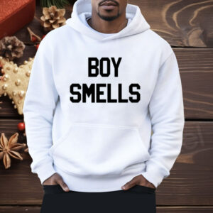 Boy Smells Shirt