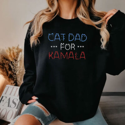 Cat Dad For Kamala Harris Shirt