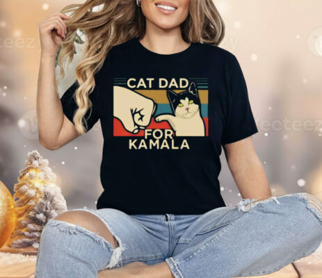 Cat Dad For Kamala Shirt