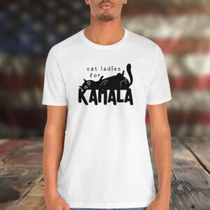 Cat Ladies for Kamala for President 2024 V-Neck Shirt