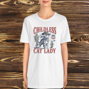 Childless Cat Lady For Kamala Shirt Childless Cat Ladies Is Voting