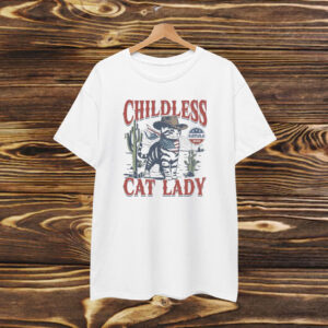 Childless Cat Lady For Kamala Shirt Childless Cat Ladies Is Voting