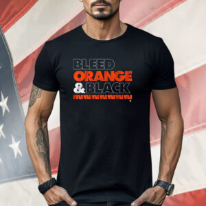 Cincinnati Football Bleed Orange Black Shirt