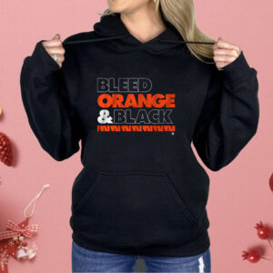 Cincinnati Football Bleed Orange Black Shirt